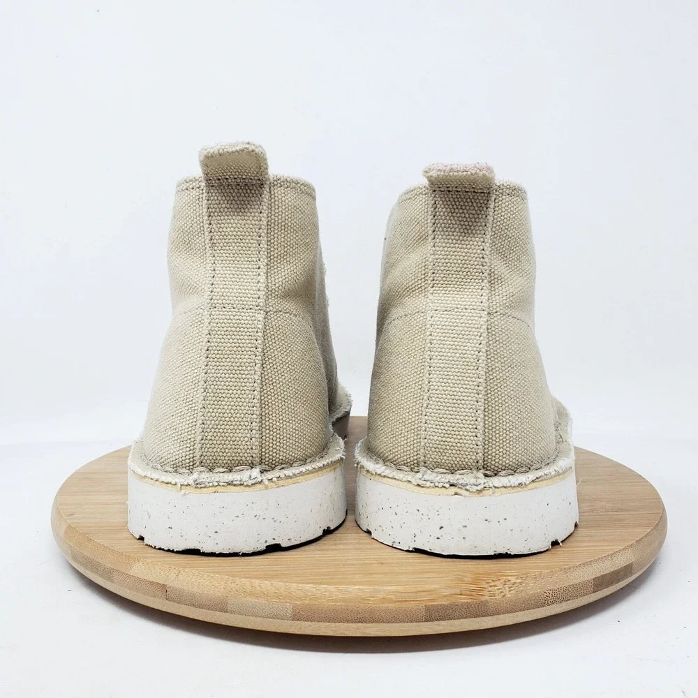 Clarks Originals Desert Boots Womens 8 Aerial Canvas Extra‎ Light Ankle Shoes